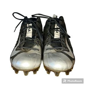 Nike Alpha Menace Raiders Pro Football Cleats, Size 10.5